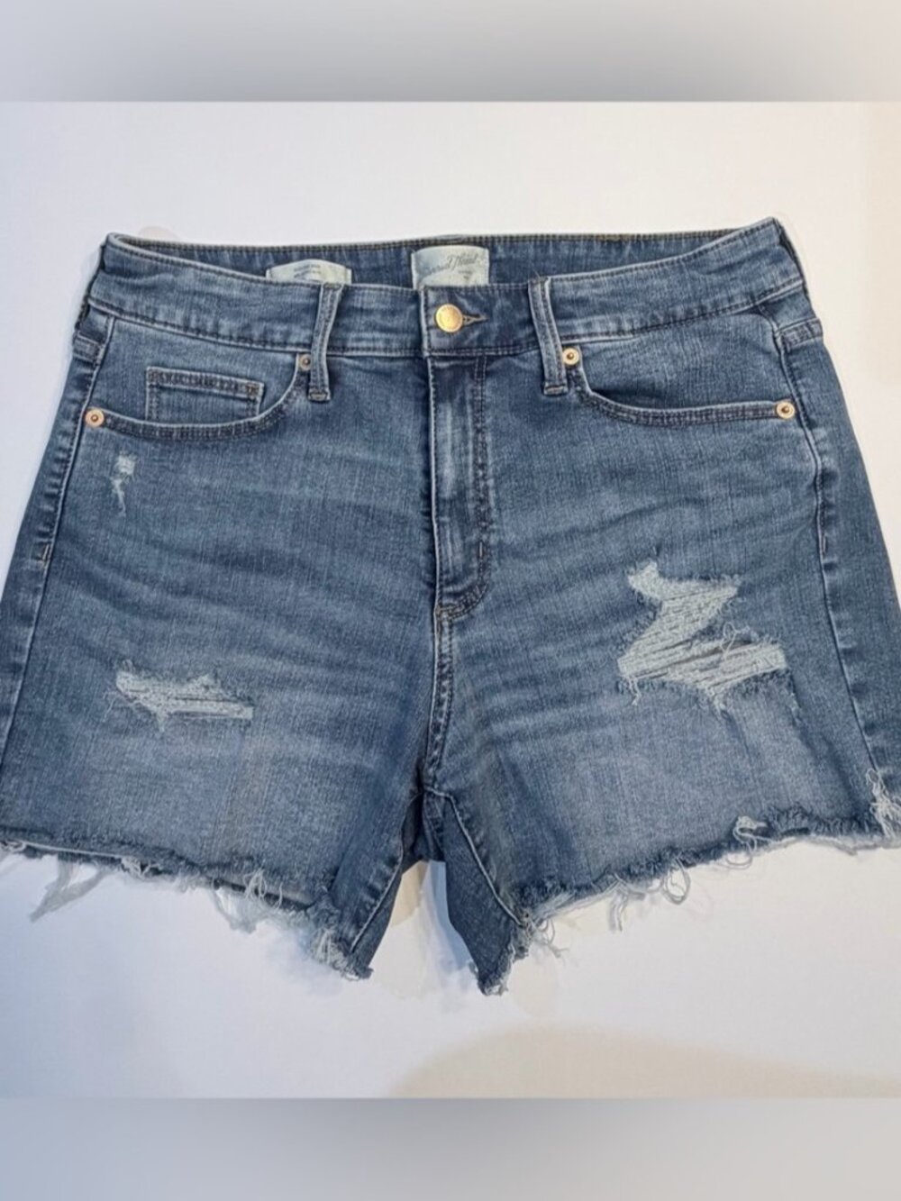 Denim Jean Shorts - Blue